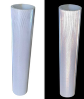 Feuille réfléchissante prismatique autocollante haute visibilité, imprimable par transfert thermique, pour la sécurité routière, marque MAYSUN