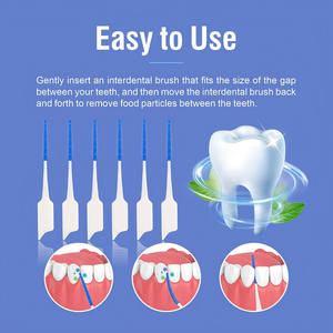 Palillos de Dientes Suaves, Cepillos Interdentla de Goma de Silicona, Cerdas Finas, Espacios Profundos en los Dientes, <span class=keywords><strong>Cepillo</strong></span> <span class=keywords><strong>Interdental</strong></span> - Product Image 3