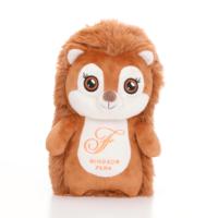 Jouet en peluche rembourré de coton PP avec fourrure d'écureuil, jouets en peluche d'écureuil personnalisables, jouet en peluche d'écureuil mignon avec OEM ODM