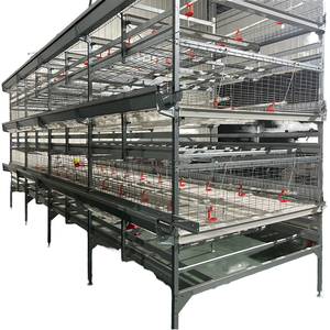 Nuova Gabbia Automatica Tipo H per Allevamento di Polli in Acciaio Zincato Multifunzionale per Galline Ovaiole e Polli da Carne - Product Image 1