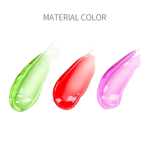 Brillant à lèvres porte-clés <span class=keywords><strong>de</strong></span> marque privée avec porte-clés Logo personnalisé Vitamine E Minéral Vegan Glitter Confiture <span class=keywords><strong>de</strong></span> fruits Brillant à lèvres Porte-clés - Product Image 2