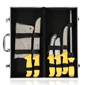 <span class=keywords><strong>Set</strong></span> di 6 <span class=keywords><strong>Coltelli</strong></span> <span class=keywords><strong>da</strong></span> Disosso in Acciaio Inossidabile con Manico Personalizzabile, Prezzo Basso, per <span class=keywords><strong>Macellaio</strong></span> e Filettatura di Pesce - Product Image 1