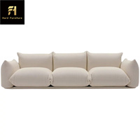 Modernes Design Wohnzimmer Flauschiges Wolkensofa Kombinationssofa Weißes Wolken-Modulsofa Ökonomisches Schlafsofa