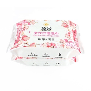 Hygiène féminine Lingettes intimes Hygiène Lingettes féminines vaginales biologiques Lingettes féminines enveloppées individuelles Lingettes féminines Adultes Nettoyage Spunlace - Product Image 4