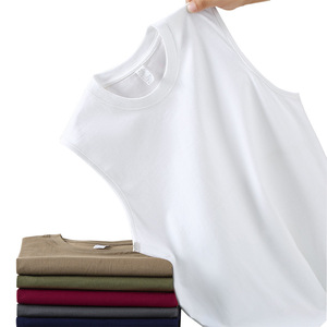 قميص رياضي بدون أكمام للرجال ذو ملمس بارد، توب أنيق للرجال، سترة رياضية سريعة الجفاف للصالة الرياضية - Product Image 2