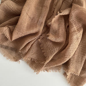 Pañuelo Hijab de Algodón y Poliéster al por Mayor para Mujer, Turbante de Algodón Arrugado, Pañuelo Jersey de 180x100cm, Pañuelo Musulmán DX, Islam BB - Product Image 6