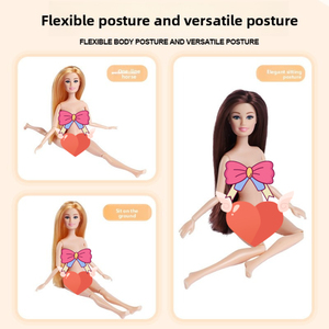 Cuerpo Desnudo <span class=keywords><strong>de</strong></span> Muñeca Hecho a Mano <span class=keywords><strong>de</strong></span> 30 cm (11 Pulgadas) con Múltiples Articulaciones, Material <span class=keywords><strong>para</strong></span> Decoraciones DIY y Juguete <span class=keywords><strong>para</strong></span> Niña - Product Image 4