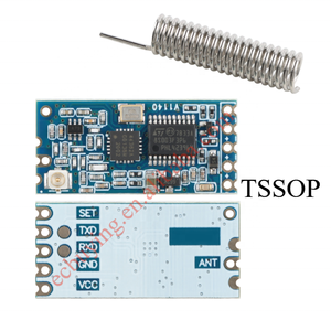 <span class=keywords><strong>HC</strong></span>-<span class=keywords><strong>12</strong></span> <span class=keywords><strong>433Mhz</strong></span> SI4438 Module de Port série de Transmission transparente sans fil 1000m UART 3.3V/5V niveau TTL avec antenne - Product Image 3