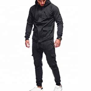 Pantalones Cortos Deportivos Casuales para Hombre al por Mayor, Chándal Liso de Color Sólido, Chándales de Invierno de Alta Calidad, Joggers de Maternidad - Product Image 2