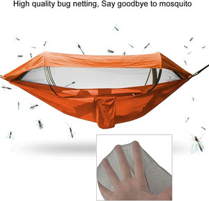 Woqi – bâche de mouche de pluie <span class=keywords><strong>avec</strong></span> hamacs, <span class=keywords><strong>hamac</strong></span> Portable en Nylon léger imperméable <span class=keywords><strong>avec</strong></span> <span class=keywords><strong>moustiquaire</strong></span> pour une personne - Product Image 4