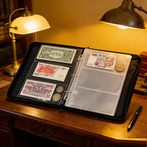 Album de rangement pour pièces de monnaie robuste avec dos renforcé, idéal pour les grandes collections - Product Image 2