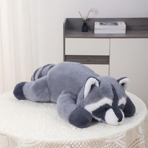 Peluche de <span class=keywords><strong>Mapache</strong></span> <span class=keywords><strong>Gigante</strong></span> de Alta Calidad, Personalizable, Realista, Suave y Adorable, Almohada para Abrazar, Muñeco de Peluche para Dormir, Regalo de Cumpleaños - Product Image 2
