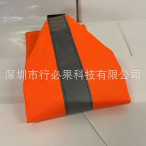 Bandera reflectante de alta visibilidad naranja para embarcaciones con correa negra para seguridad en kayak, material de PVC - Product Image 2