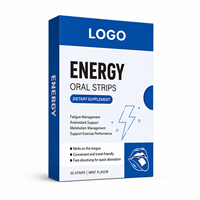 OEM Sachets de caféine, Bandes énergétiques alternatives, Film oral mince avec L-Théanine, Soutien à la concentration, Marque privée, Usine ODM