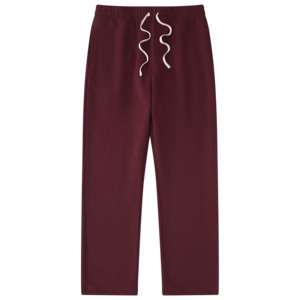 Pantalones de Chándal Grises de Algodón de Corte Recto para Hombre con Logo Personalizado de Alta Gama para Deporte y Estilo Urbano - Product Image 4