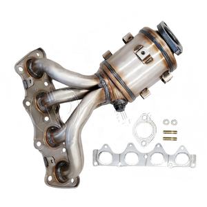 Sqs ท่อร่วมไอเสียคุณภาพสูงสำหรับ11-17 Hyundai Accent 12-17 Veloster 12-16โซล2012-2017ริโอ1.6L เครื่องฟอกไอเสีย - Product Image 1