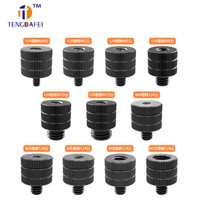 Aluminum Alloy Adapter Screws 1/4 To M4 M5 M6 M8 M10 For <b>Tripod</b> Camera Live Streaming Photography - Product Image 3