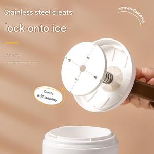 Máquina de afeitar de hielo Manual de plástico de nuevo estilo para uso doméstico de verano pequeña capacidad de 1-2L fabricante de bloques de hielo caseros - Product Image 3