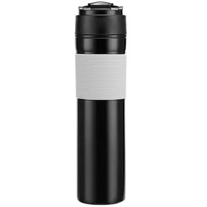 Portable French Press Travel Mug 350ml Drink Water Cup Bottle Coffee Maker Leakproof Household Office Coffee Making Tools Gifts