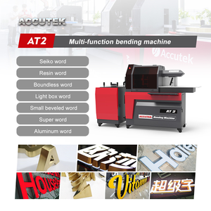 Accutek AT2 Unique Tech-Máquina dobladora de letras de canal de acero inoxidable para letreros 3D - Product Image 3