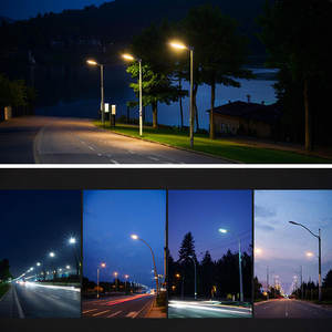 Harici sürücü LED sokak lambası kamu karayolu fikstür karayolu ve otopark için kolay bakım - Product Image 6