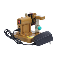 Affûteur électrique Portable Mini ponceuse Salon de coiffure ciseaux de coiffeur meulage polissage ciseaux à cheveux Machine d'affûtage