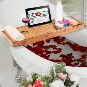 ถาดแคดดี้อ่างอาบน้ำไม้ไผ่สุดหรู - Product Image 4