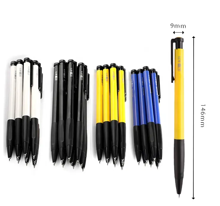 Stylos à bille de taille 0.7mm, stylo à bille personnalisé pour écolier
