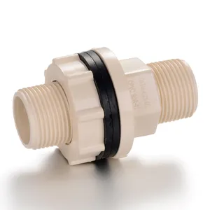 All sizes available plastic male/female threaded union pipe fittings plastic tank connector