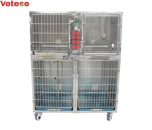 Clínica de acero inoxidable fisioterapia animal canino mascota veterinaria rehabilitación infrarroja ir luz láser <span class=keywords><strong>jaula</strong></span> de oxígeno - Product Image 3