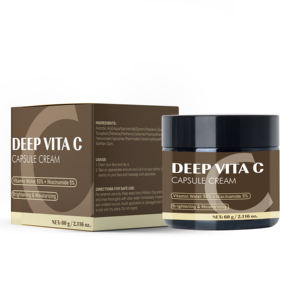 Crème hydratante et éclaircissante de haute qualité à 50 % de vitamine C en capsules, 60 g, pour tous types de peaux, soin quotidien - Product Image 1