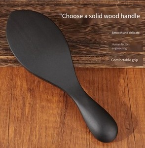 Brosse à cheveux en bois naturel avec poils de sanglier noirs, brosse à raser à poils doux - Product Image 1