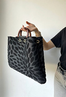 Bolsos de Hombro para Mujer Hechos en Italia, Material Mat-b, Estilo Rock Clásico, Sostenibles, Hechos a Mano, Diseño Personalizado, PVC y Algodón