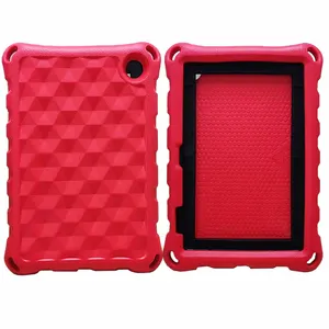 For Kindle Fire 7 2022 Simple Soft EVA Foam Bumper Shockproof Rugged Tablet Protective Case Cover For Kids