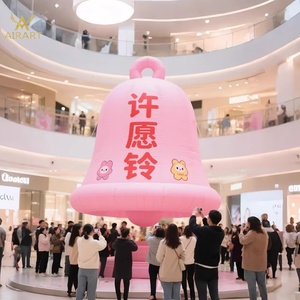 Ballon gonflable en forme de cloche porte-bonheur pour la décoration des centres commerciaux, des places publiques et des festivals - Product Image 4