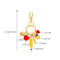 Cadeaux créatifs de festival pour femmes et filles Accessoires de sac à bijoux DIY Porte-clés unique Cadeau de remerciement pour la journée des enseignants