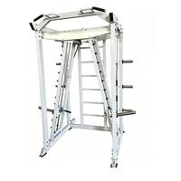 Machine de musculation multifonctionnelle : Presse pectorale, Smith Machine réglable et Rack à Squat pour équipement de fitness et de sport en salle de sport