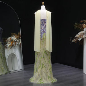 Vestido de Noche Lsz511 de Alta Gama, Color Fucsia Morado, Estilo Sirena, con Lentejuelas de Lujo, para Mujer, Ideal para Bodas, Fiestas y Graduaciones, Marca Jancember - Product Image 6