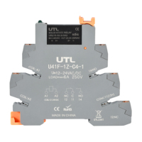 Relais à semi-conducteurs UTL à base de vis ultra-mince 60 VDC avec douille à vis
