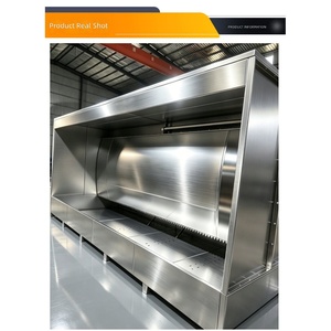Forno di purificazione a nebbia di vernice ad alta efficienza su larga scala con cabina a cortina d'acqua ciclonica in acciaio inossidabile per verniciatura a spruzzo - Product Image 4