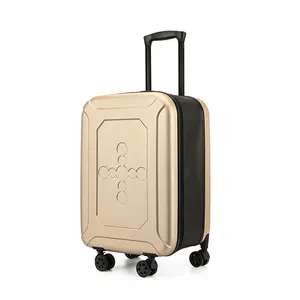24 इंच कोड ताला पीसी Foldable व्यापार सूटकेस उच्च गुणवत्ता ट्राली सूटकेस हल्के Foldable सूटकेस सामान बैग
