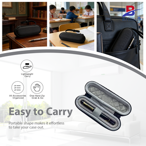 Astuccio Rigido per Penne Stilografiche, Organizzatore Portatile Compatibile con Parker, <span class=keywords><strong>Pelikan</strong></span>, Sheaffer e Altri, Ideale per Viaggi - Product Image 5