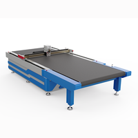 Machine de découpe automatique de cuir pour canapé avec couteau oscillant CNC et logiciel Ruida - Moteur de pompe PLC haute puissance 9000W
