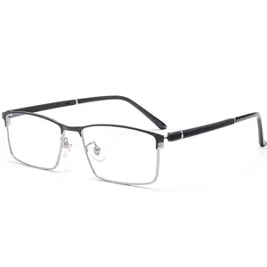 Temperament All-Match Fashionable Unisex Glasses Full-Frame Square Titanium Alloy Frame Optical Custom Mens Glasses Frames