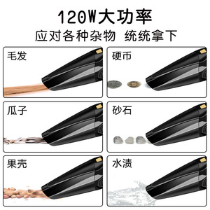 Lanbowang <b>Handheld</b> <b>Vacuum</b> Cleaner 12V Rechargeable High Suction For Home Car Use - Product Image 3