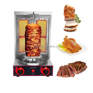 Machine à shawarma au gaz et électrique au <span class=keywords><strong>meilleur</strong></span> prix pour usage commercial avec machine à rôtir le poulet et la dinde en acier inoxydable de haute qualité - Product Image 3