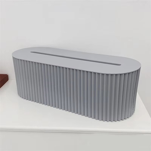 Wholesale <b>Plastic</b> Modern Design Portable Space-Saving Lightweight Bedroom Office Tabletop Socket Cable <b>Storage</b> Box Easy to Use - Product Image 3