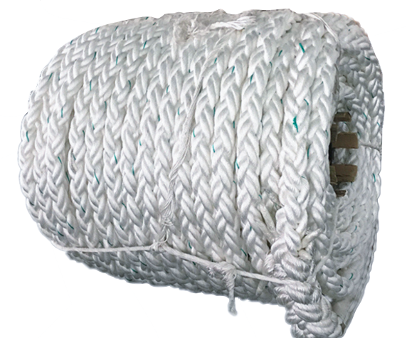 Reasonable Weaving Structure 32mm 8 Strand Nylon Rope for General ...