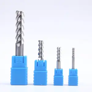 Fresa para o alumínio HRC45 flautas solid carbide end mill com 2 ou 3