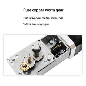 UMOT, высокоточный, с высоким крутящим моментом, с низким коэффициентом снижения 15 футов, 1:5-1:60 Nema17, червячный редуктор, червячный редуктор для серводвигателя переменного тока - Product Image 4